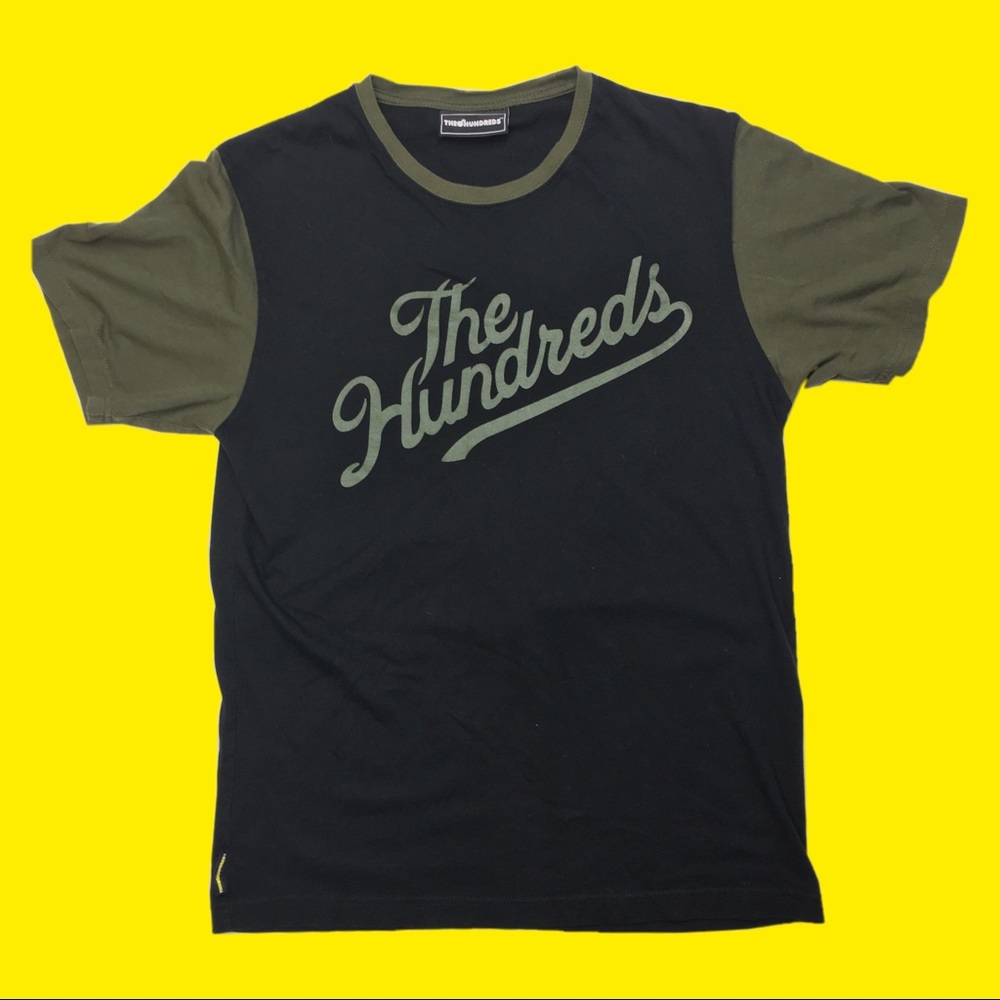 Street wear the hundreds black and green T-shirt